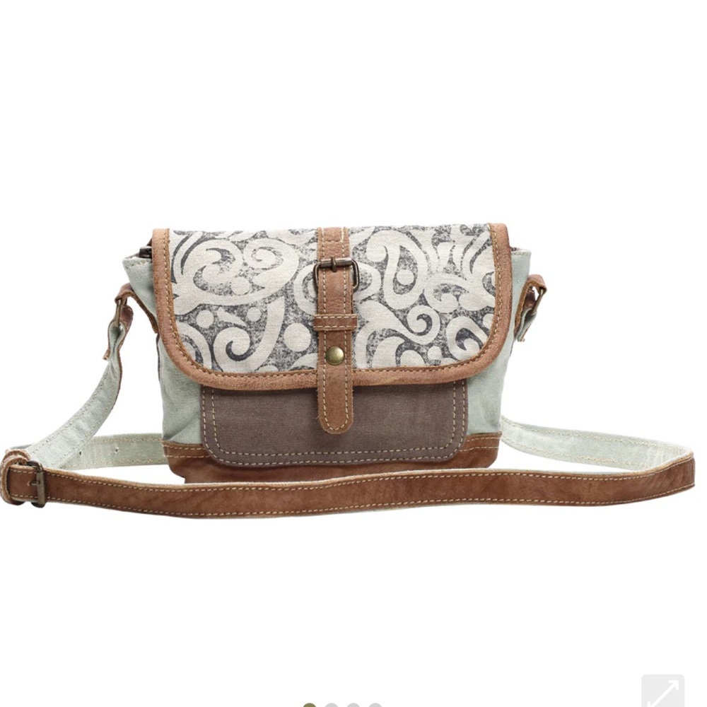 Myra Brown and Cream Shoulder Bag